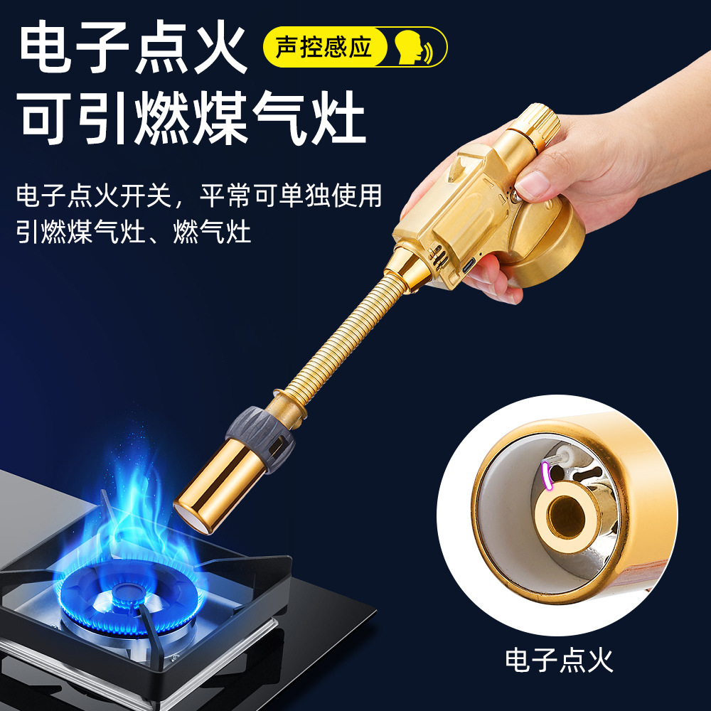Wholesale of the new SF-258 voice-controlled card-type handheld high-temperature gold melting gun gas tank igniter Application Scenario