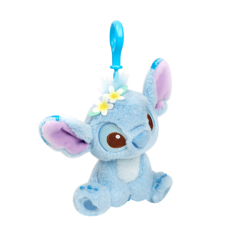 【 Disney 】 Stitch plush pendant, Stitch doll Plush toy figurine, keychain, schoolbag pendant details Picture