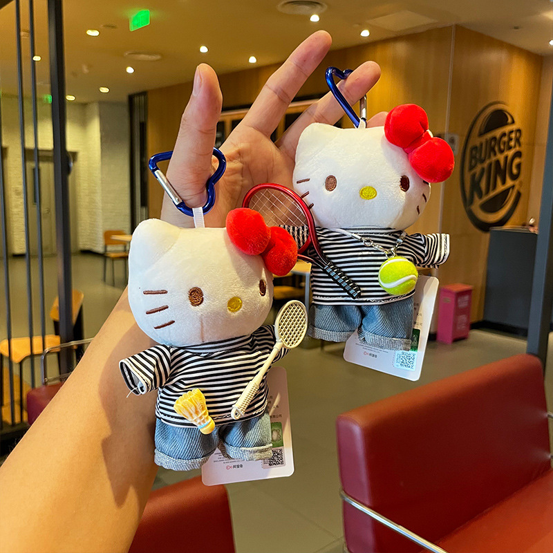 hellokitty small pendant, bag pendant, plush toy, kitty cute Kitty Kitty, official kt cat doll