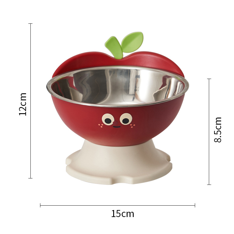 Rongka Pet Cross-border Cat Bowl and Dog Bowl, high appearance level pet bowl, anti-slip and anti-knock cat food bowl, dog bowl, stainless steel large capacity dog bowl Item Picture