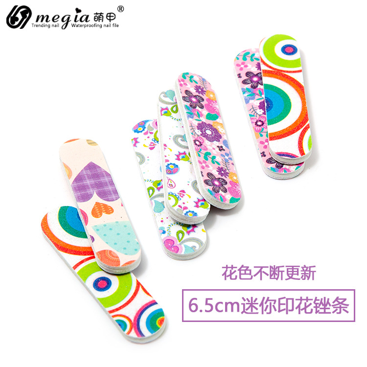 6.5*1.5 Small rubbing strip gift, cute mini nail file strip, nail shaping and grinding strip