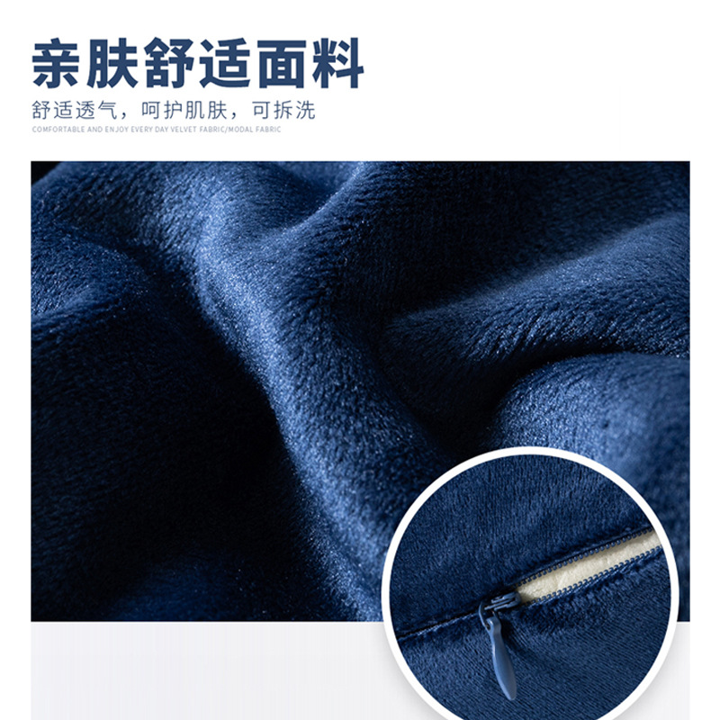 Xilinmen U-shaped Pillow, solid color, detachable and washable, cervical memory foam U-shaped pillow, headrest, neck travel details Picture