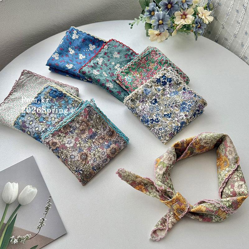 丝巾/围巾棉麻/国风丝巾5楼/仿真丝刺绣大丝巾/丝巾短款细节图