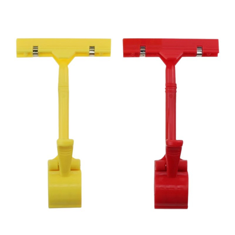 广告夹子POP促销展示牌价格夹立式爆炸贴价格夹牌服装店水果夹子白底实物图