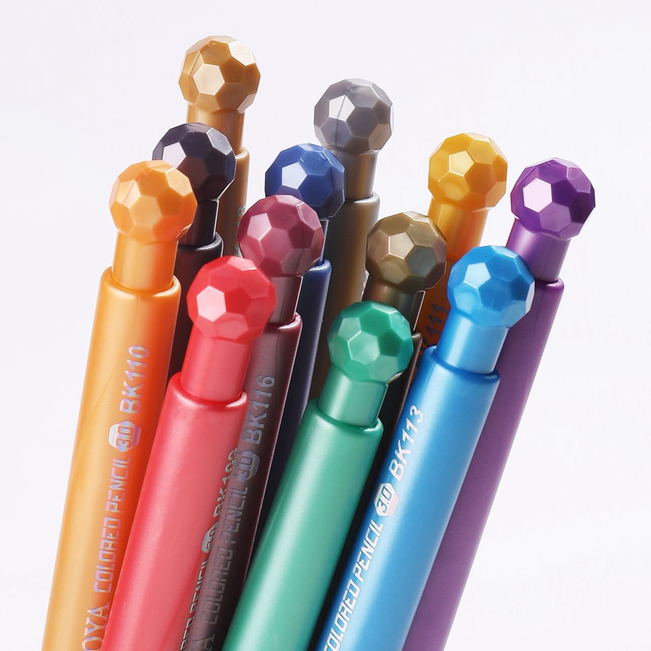 3.0mm automatic colored pencils with rainbow lead, 12 pieces in barrels, high appearance level multi-color lead press color pencils, cross-border wholesale Application Scenario