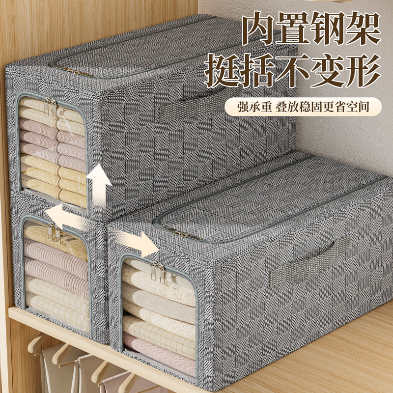 收纳箱/收纳/收纳箱布艺/抽屉收纳/收纳篮产品图