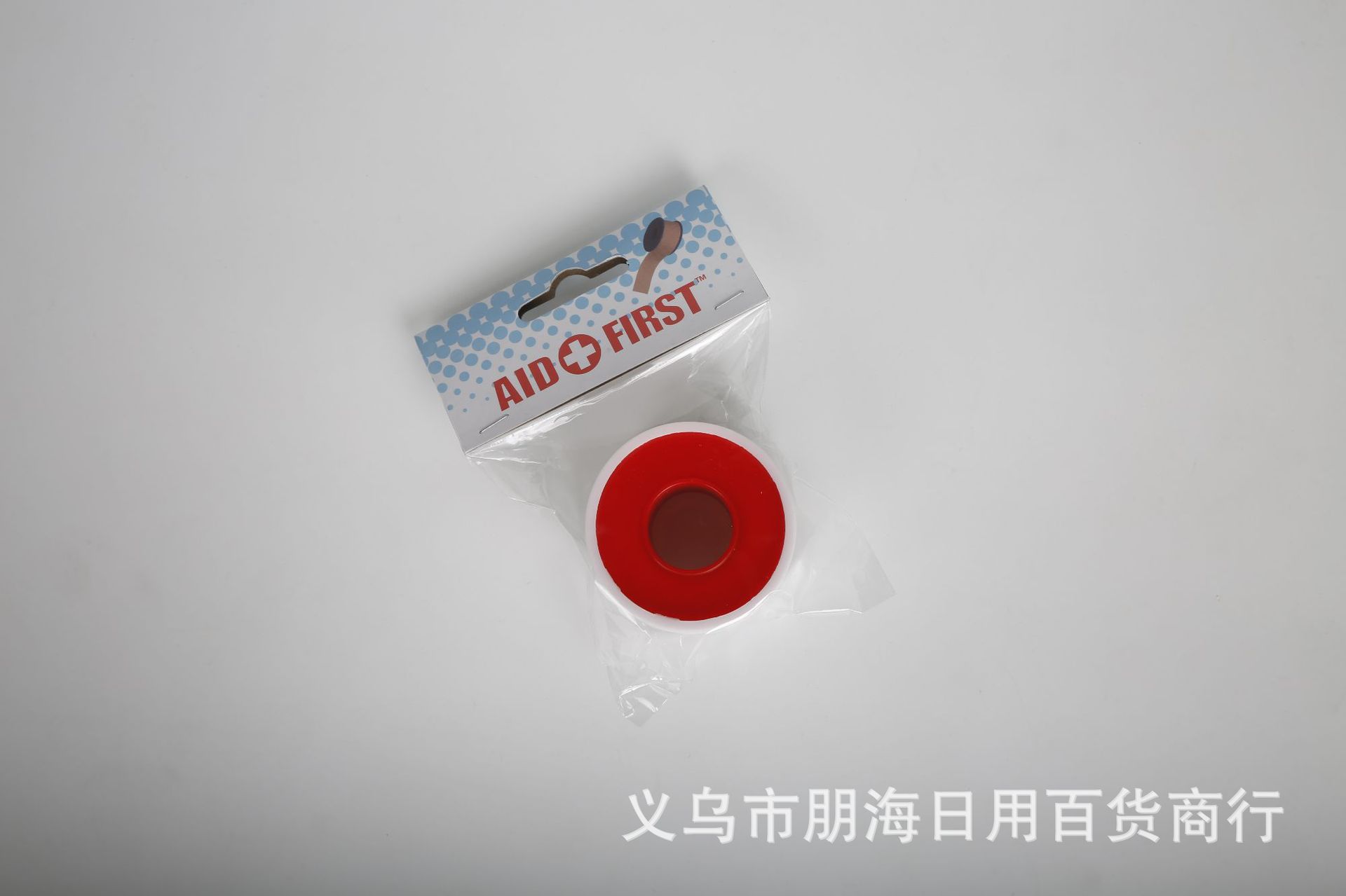 White cotton sports tape (red core, white sleeve) 2.5cm*5m*12 rolls *30 boxes Hot melt adhesive white cotton tape details Picture