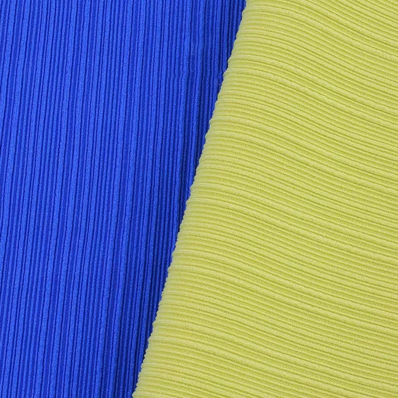 Pleated rib fabric, needle-stitch ribbing, 250g, pit rib ribbing, wide-leg pants with a drape, spring and summer women's T-shirt Application Scenario