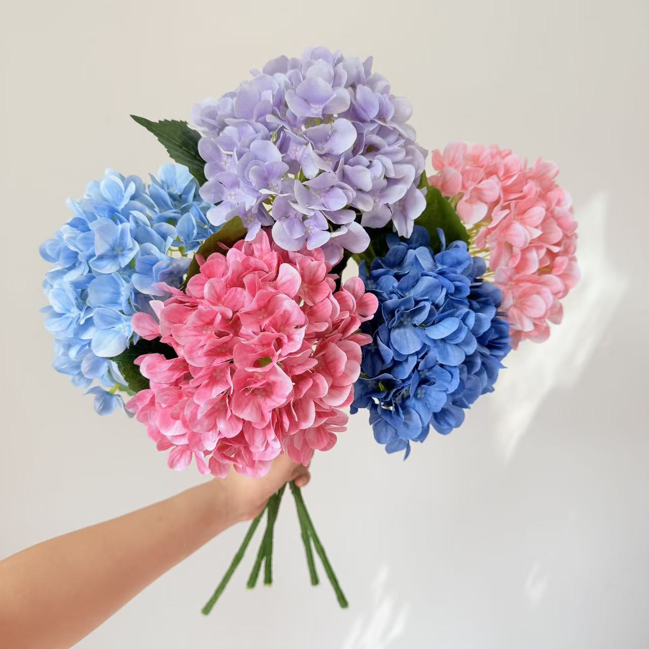 高端仿真绣球花婚庆婚礼布置家居客厅摆件插花装饰假花绣球仿真花