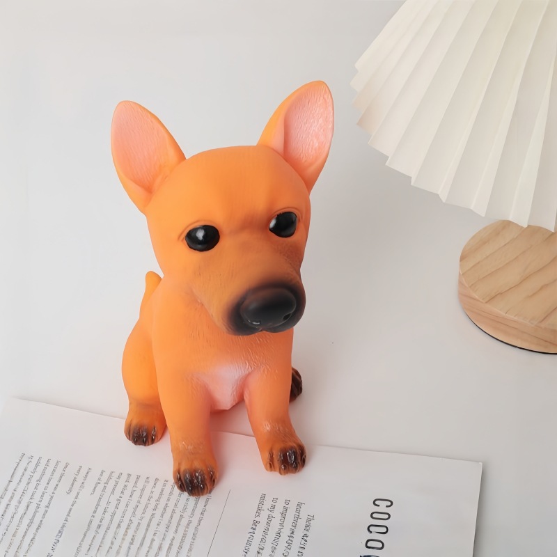 Cross-border new series of dog series artistic animal pvc statues, creative stress-relieving toys, desktop ornaments, relieve stress Application Scenario