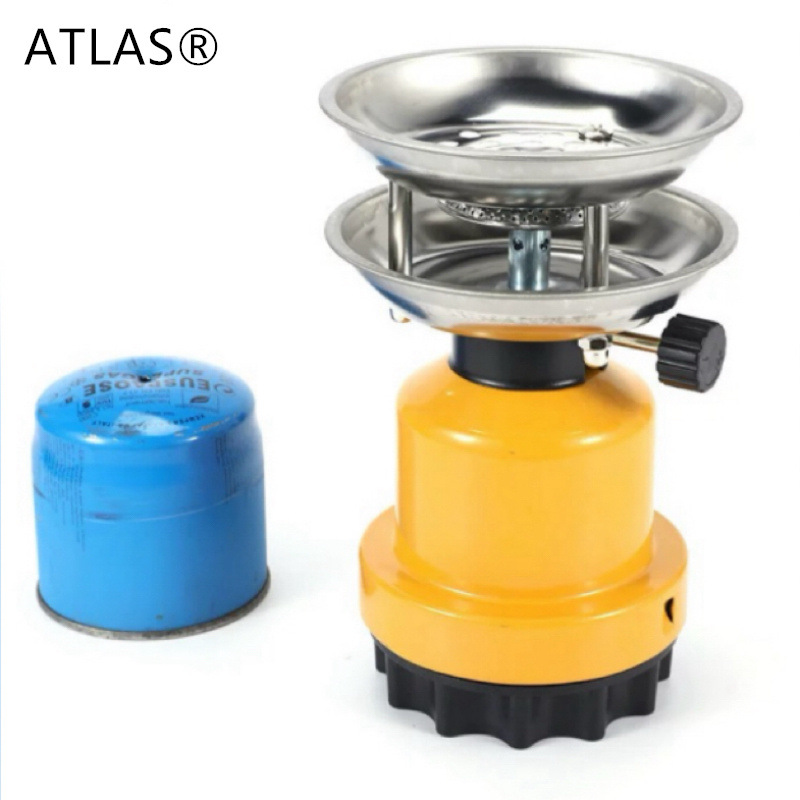 Outdoor portable water gas camping stove, fire stove, picnic light charcoal stove, multi-functional outdoor gas stove Application Scenario
