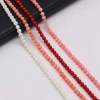 Synthetic coral beaded round DIY jewelry accessories, semi-finished necklaces, bracelets, handcrafted jewelry production and wholesale Item Picture