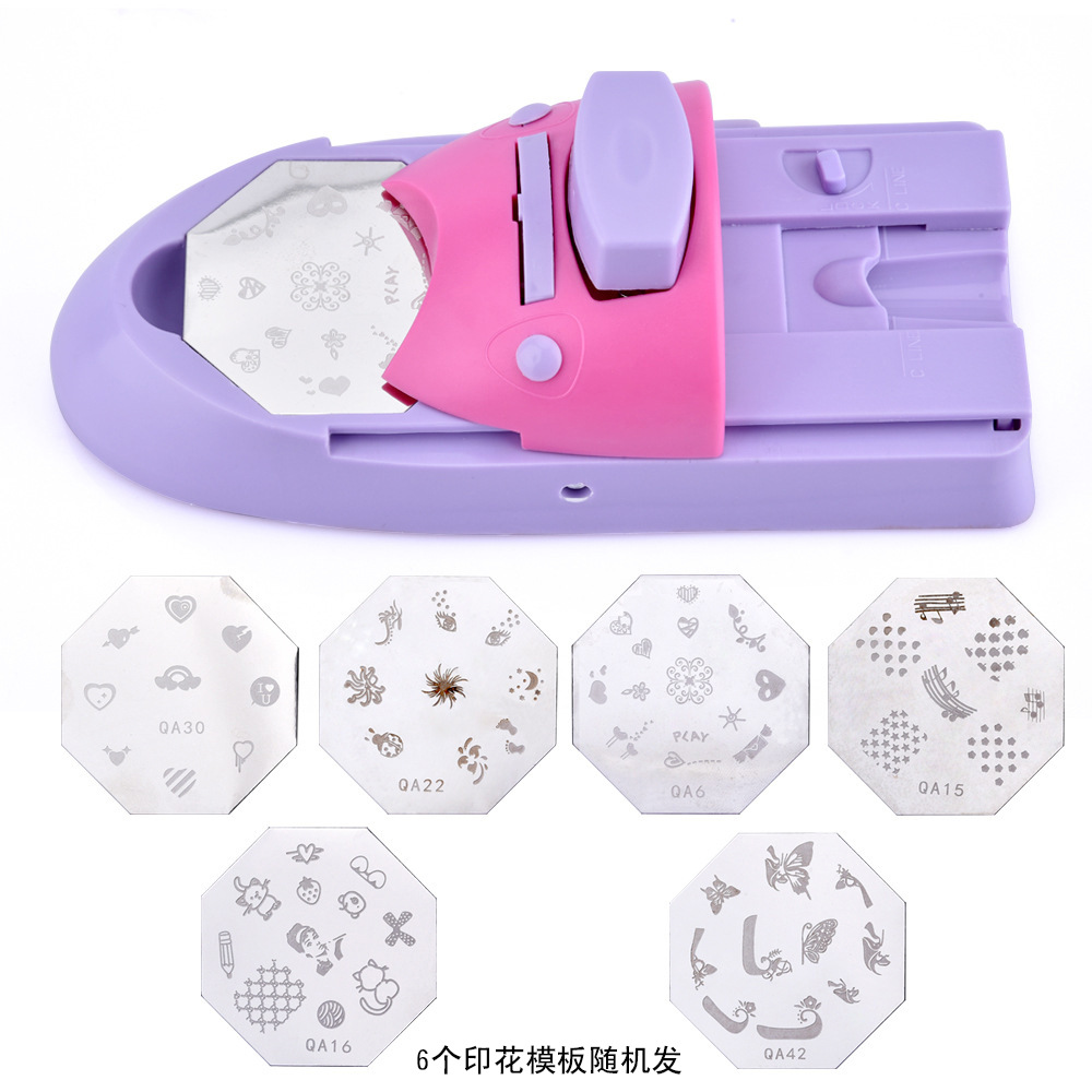 Cross-border nail art printing machine, hand-painted nail polish painting machine set, DIY manual nail art printing machine Specification image