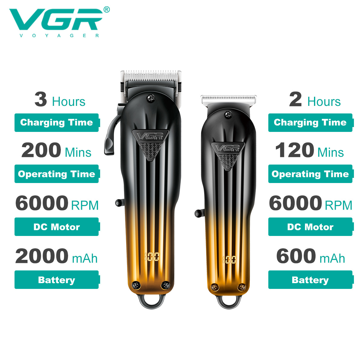 وصالون الحلاقة الكهربائي في محل الحلاقة الذكي "VGR646" الجديد عبر الحدود Specification image