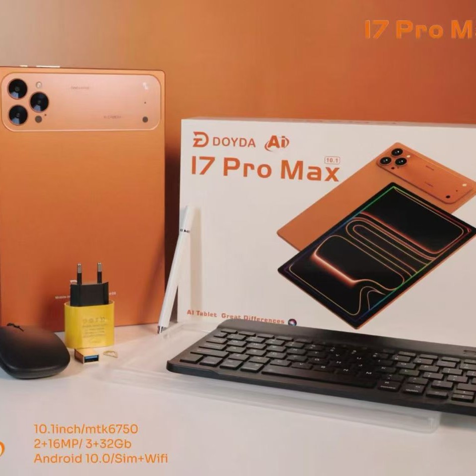 New model Tablet Pc i17promax Cross-border Foreign Trade Tablet Computer 10.1-inch sim wifi
