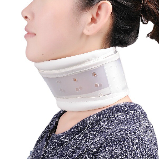 Adult and children's breathable lifting neck guard, adjustable neck brace, cervical traction device, fixing belt and fixator for foreign trade export