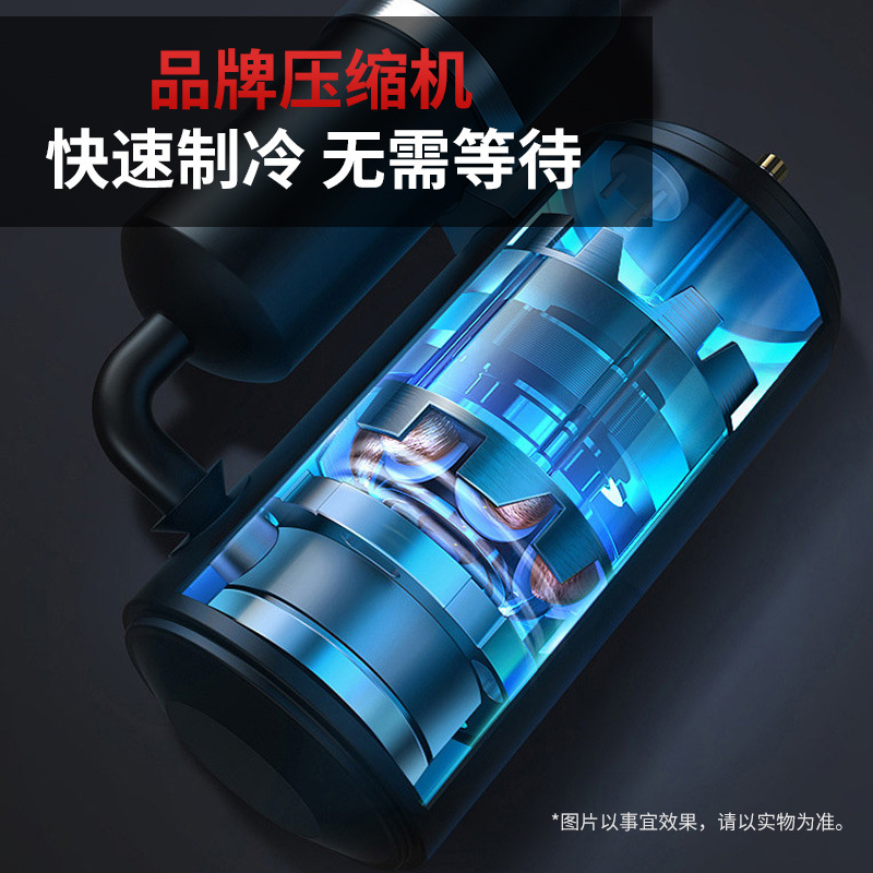 Commercial ice stir-frying machine for street vending, stir-frying yogurt, Thai ice cream rolls, single and double pot stir-frying milk blocks, high-power ice porridge machine details Picture