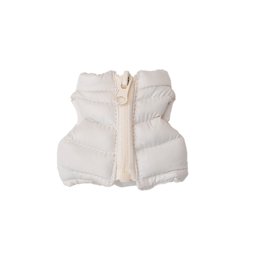 In-stock baby clothes, vests, down jackets, labu labu dolls, cotton clothes, winter outfits, solid colors, customizable cotton doll clothes, doll clothes Item Picture