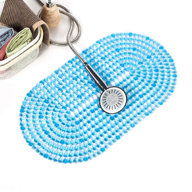 源头厂家定制供应椭圆钻石纹防滑浴垫室淋浴垫PVC浴缸垫地垫产品图