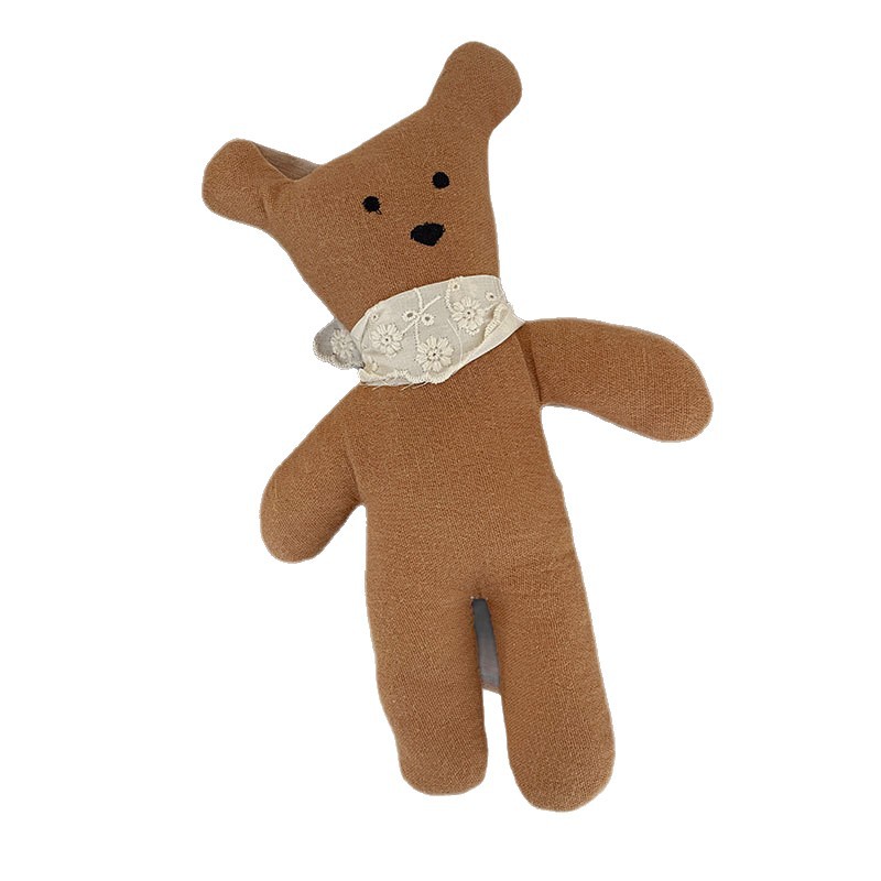 New Korean-style ins bear lace silk scarf doll fabric handcrafted children's birthday companion doll prop Item Picture