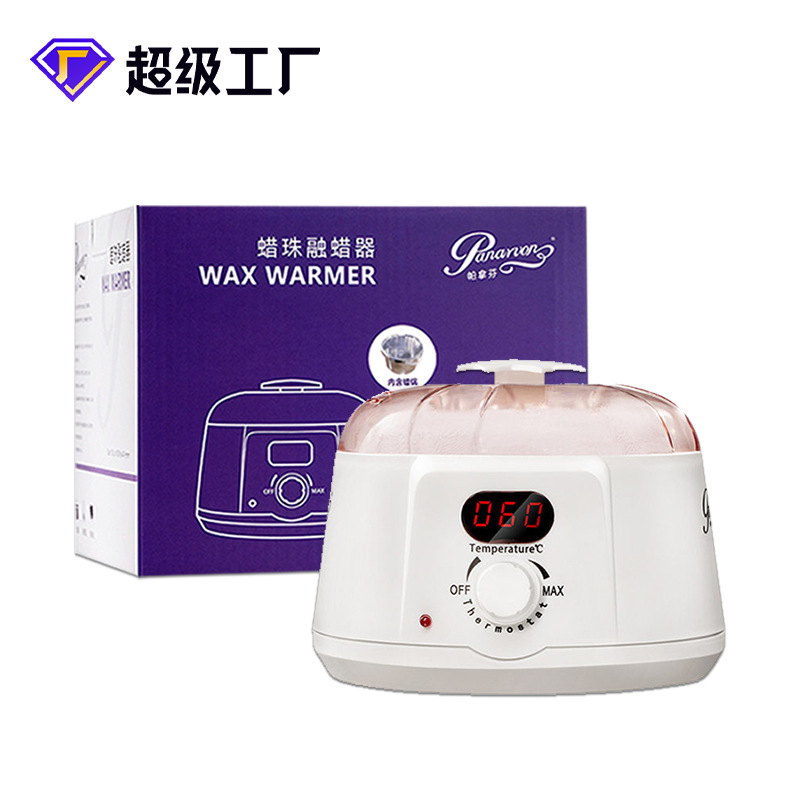 Panafin wax hair removal wax pot machine with digital display temperature control, special wax bean heating and melting wax machine for beauty salon wax therapy, in stock