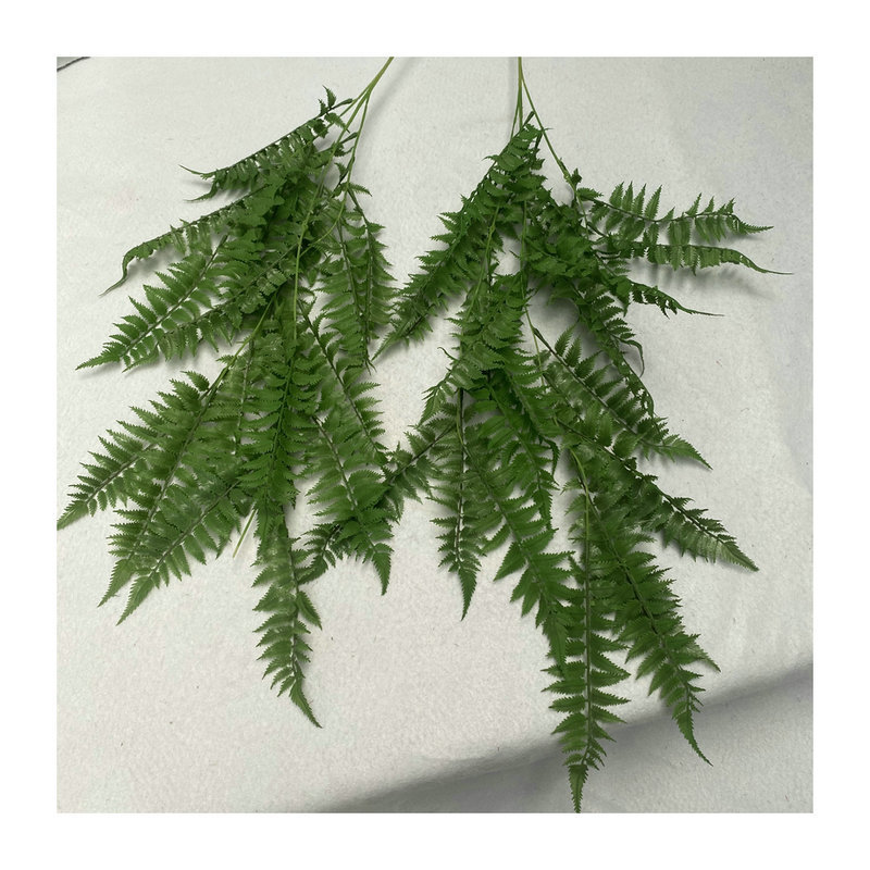 Simulated soft rubber wall hanging, hotel restaurant ceiling rattan hanging decoration, soft furnishings, interior decoration, wedding wall hanging, phoenix fern Item Picture