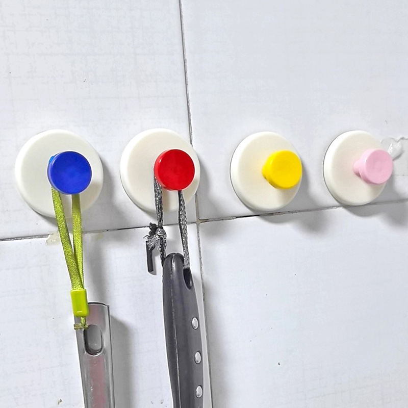 Dopamine suction cup hook, vacuum hook, round no-drilling, traceless hook, stick door, back wall, wall-mounted clothes hanger hook