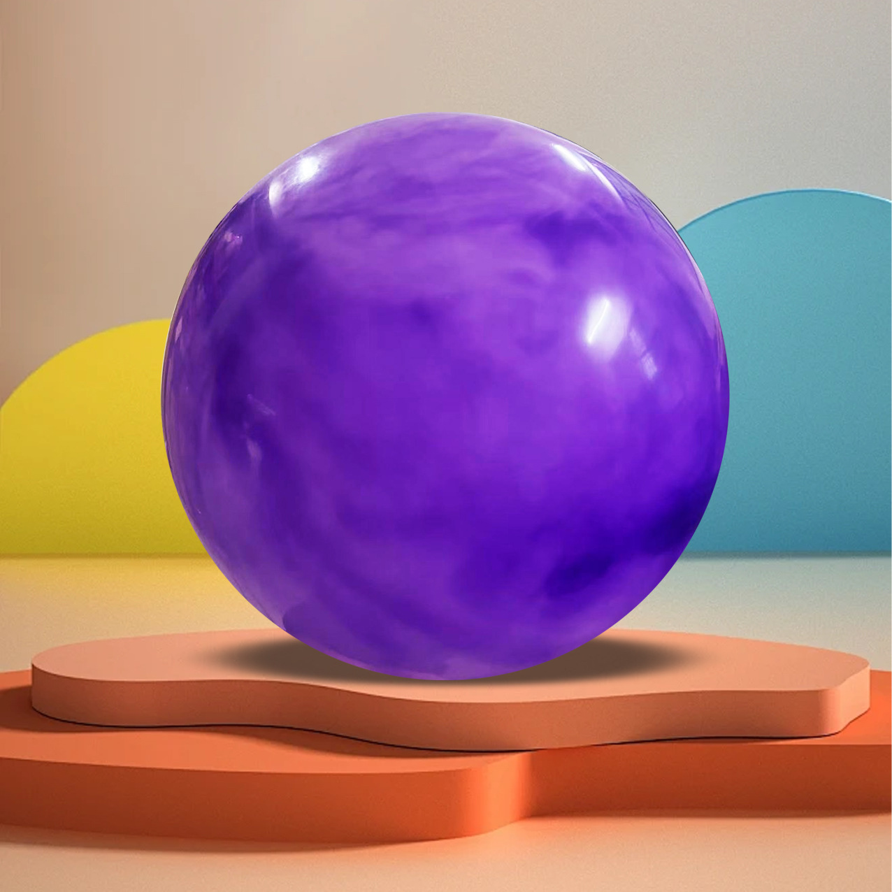 9-inch cloud patting ball PVC inflatable elastic ball for toddlers, babies and children's toy balls