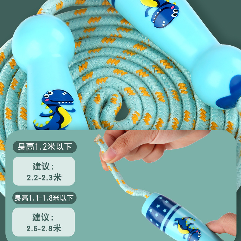 跳绳儿童专用幼儿园初学者可调节一年级小学生中考体育用品运动绳 详情图3