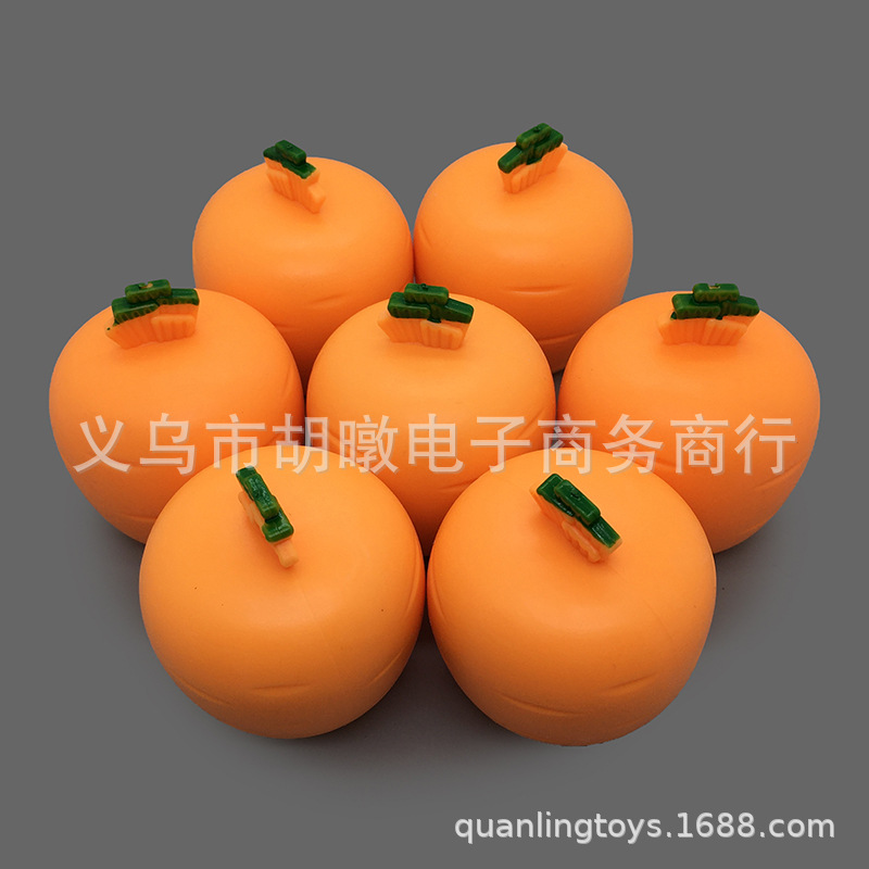 Creative pranks, cute pets, stress-relieving rabbits and squirrels, pinching fun stress-relieving balls, stress-relieving and venting radishes wholesale Specification image