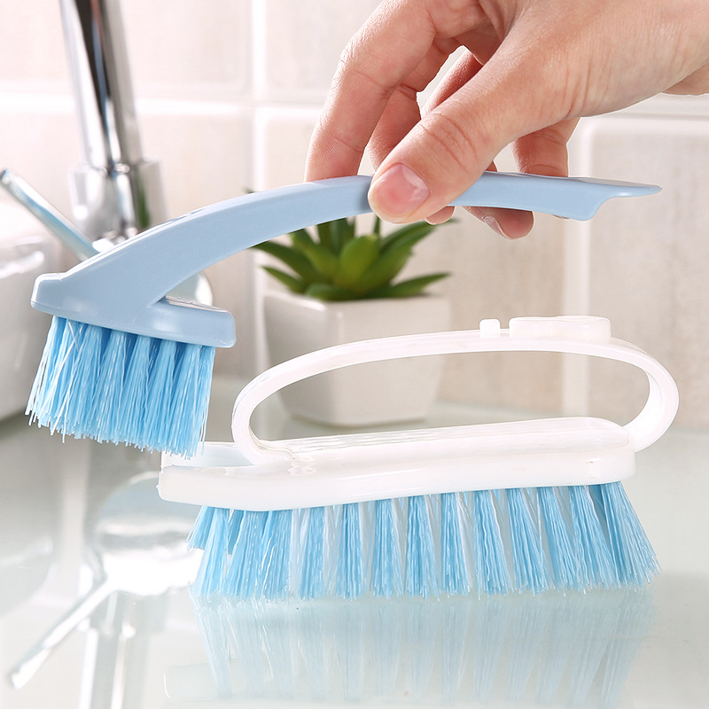 The new upgraded two-in-one multi-functional cleaning brush, household laundry board brush, shoe brush, soft bristles for removing dirt without hurting hands Application Scenario