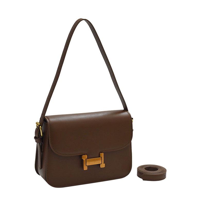 Retro small square women's bag 2025 new Spring fashionable and simple single-shoulder crossbody bag, trendy and versatile small bag details Picture