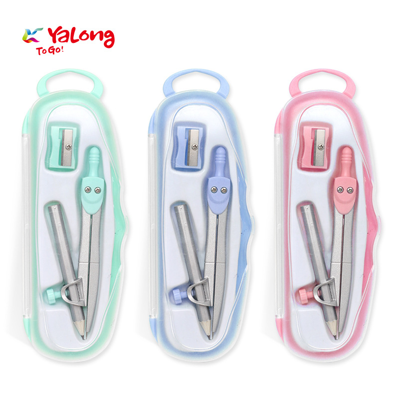 Yalong Cross-border has newly arrived a three-in-one design with a bow compass and student drawing compass Application Scenario