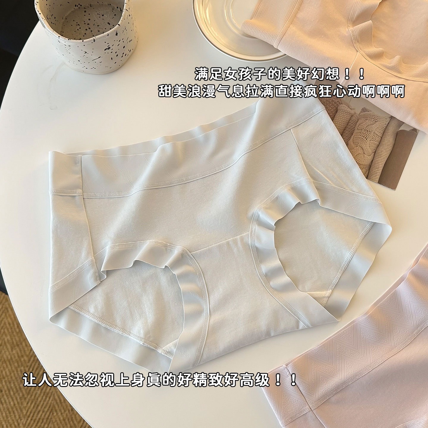 儿童内裤/纯棉平角裤印花儿童/女内裤/打底裤小学生/女士内裤细节图