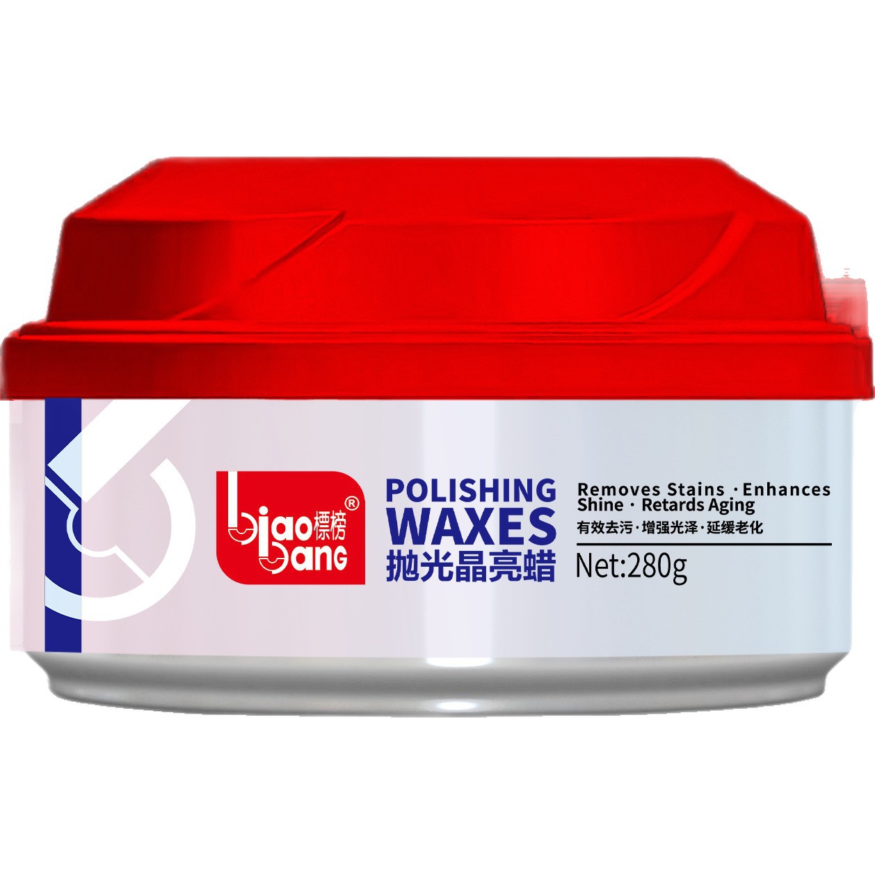 Solid car wax for polishing, crystal clear, stain removal, gloss protection, paint protection, repair, anti-oxidation, white car wax and polishing wax Item Picture