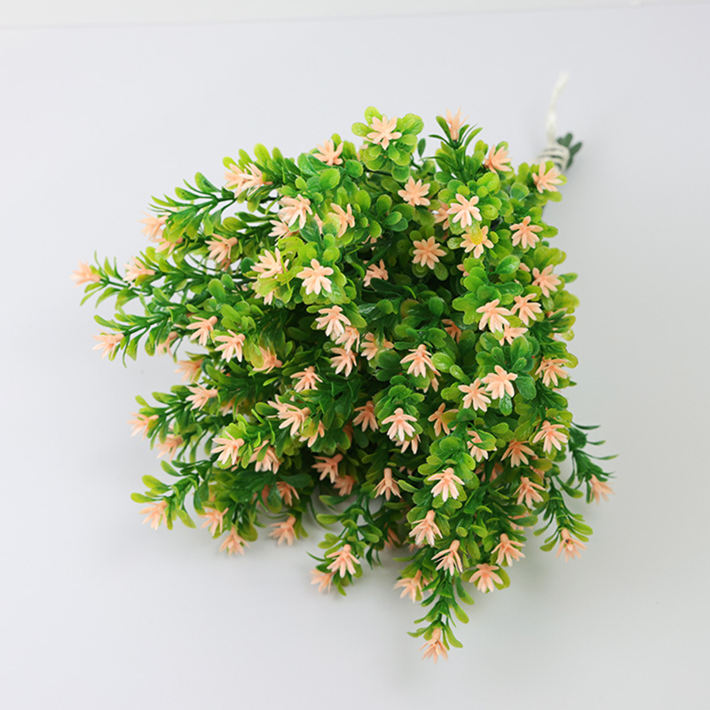 厂家批发仿真米兰草塑料花家居装饰人造花束仿真植物假花绿植水草细节图