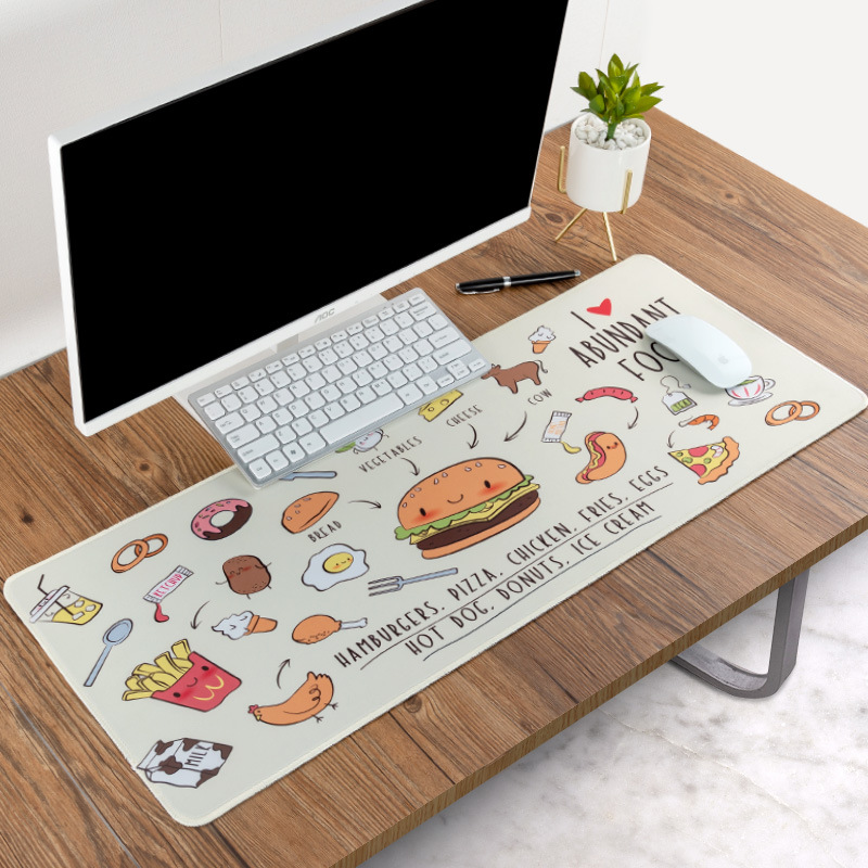 Guangfengyuan Large Mouse pad with office shortcut keys, large and long gaming and e-sports desk mat, National trend creative thickened version Specification image