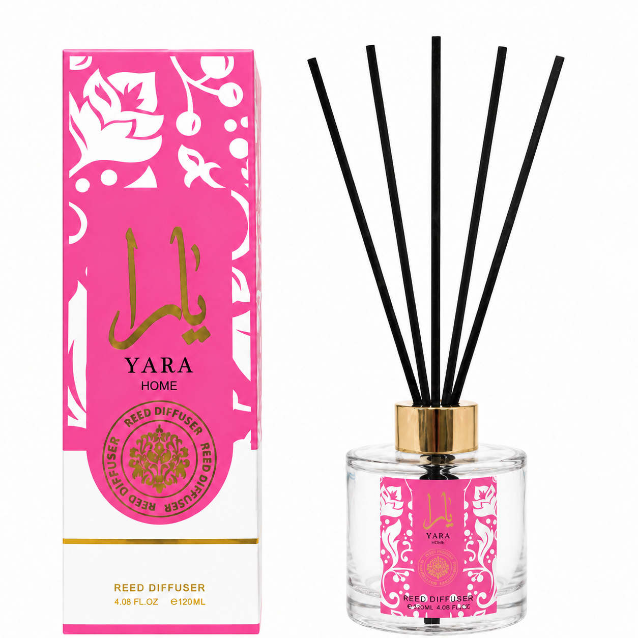 YARA cross border TK venta caliente sin fuego ratán aromaterapia 120ml sudeste asiático Medio Oriente América del Sur comercio exterior spot al por mayor Item Picture