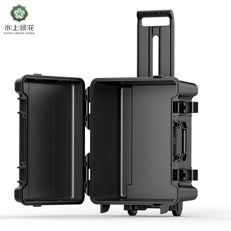Wholesale of anti-seismic and anti-drop scientific research instrument and equipment boxes, multi-purpose large-capacity ABS pull rod toolboxes Specification drawing