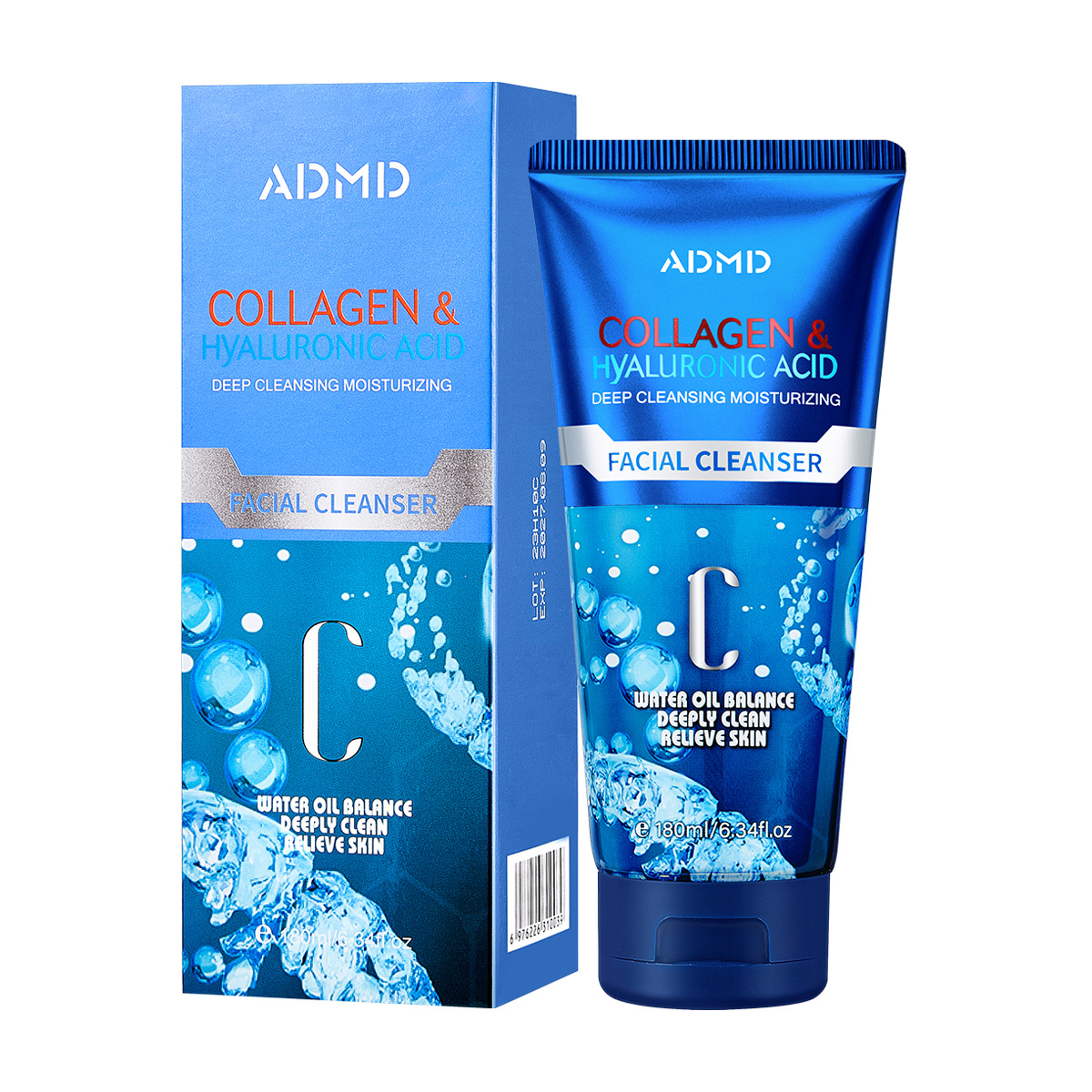 【 Exclusive for Foreign Trade 】ADMD Collagen Facial Cleanser Deeply cleanses pores, Gentle Facial Cleanser wholesale Item Picture