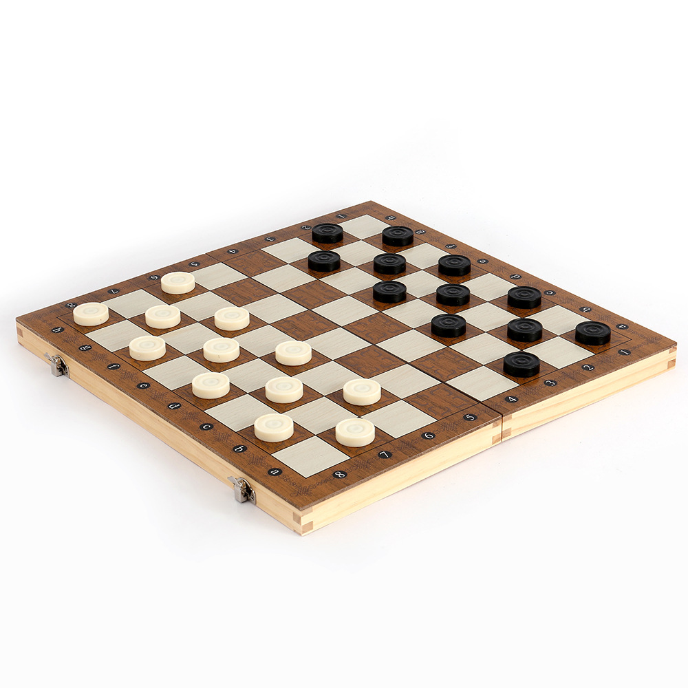 Direct sales and wholesale of multi-sized two-in-one magnetic chess board game toy cards from cross-border manufacturers Specification image