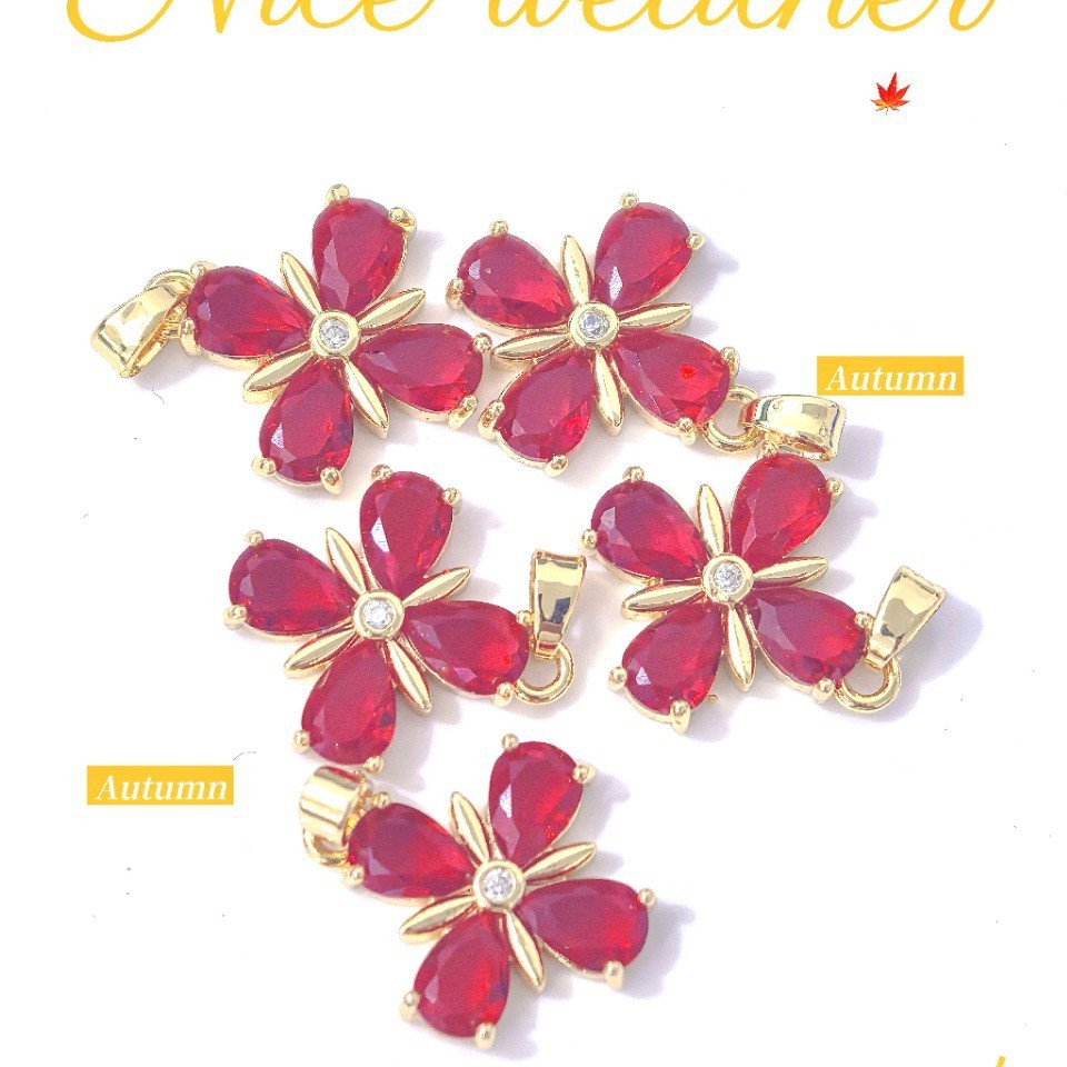 Douyin hot-selling pendant wholesale. Choose from over a hundred copper single pendants and match them freely. Chain wholesale from the source factory. Chains not included