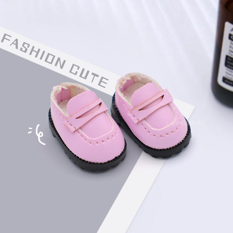 In stock: Labrador shoes, Lina Belle, BJD baby shoes, cotton doll leather shoes, princess shoes, 3.8cm toy shoes Specification drawing