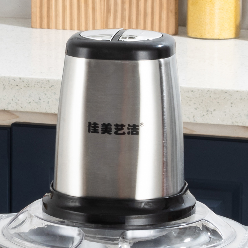 Electric meat grinder, household kitchen complementary food cooking blender, vegetable filling machine, double-speed electric vegetable cutter and meat grinder Specification image