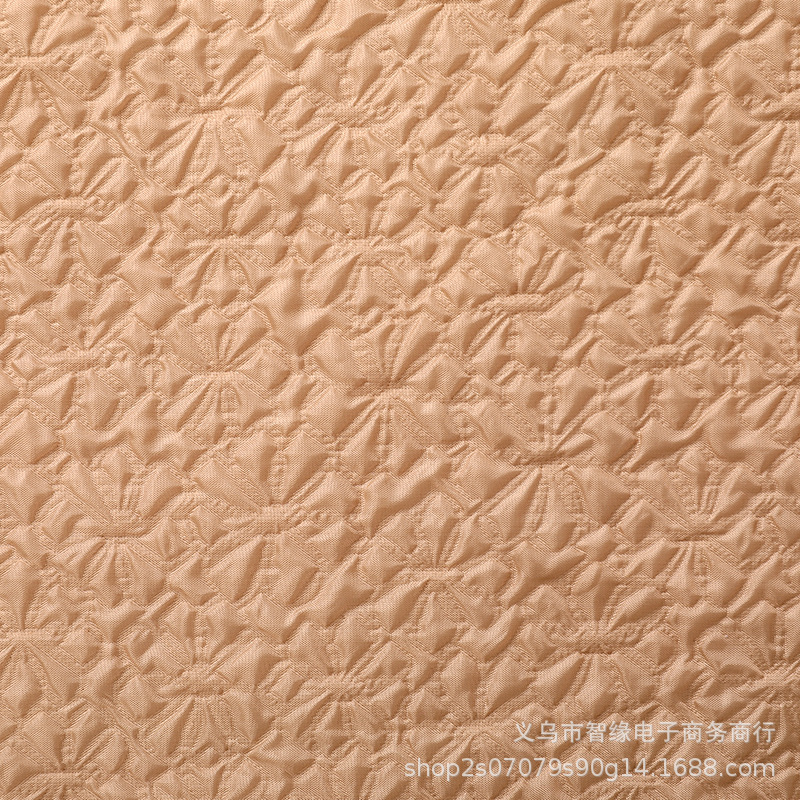 The manufacturer has in stock three-dimensional chrysanthemum embossed bubble fabric, flower packaging materials, luggage accessories, double-layer bubble fabric and composite fabric Application Scenario