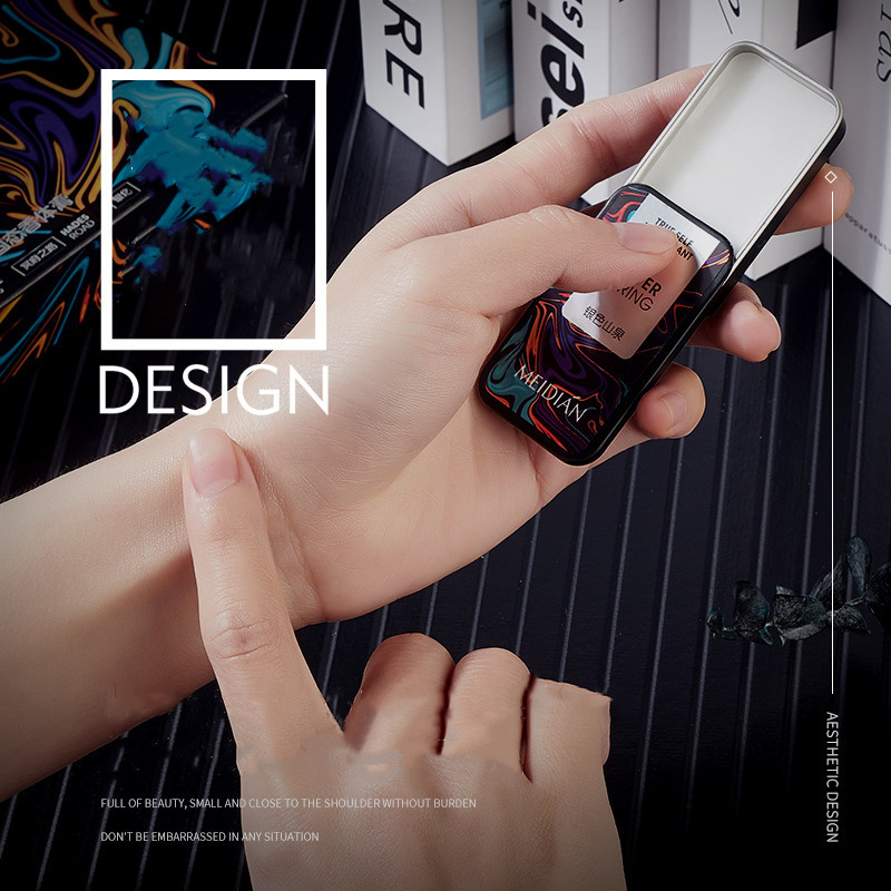 【 Cross-border Exclusive 】 Wholesale of Meidian Solid Perfume for Men's Long-lasting Fragrance Portable Douyin Internet-Famous Perfume Set Application Scenario