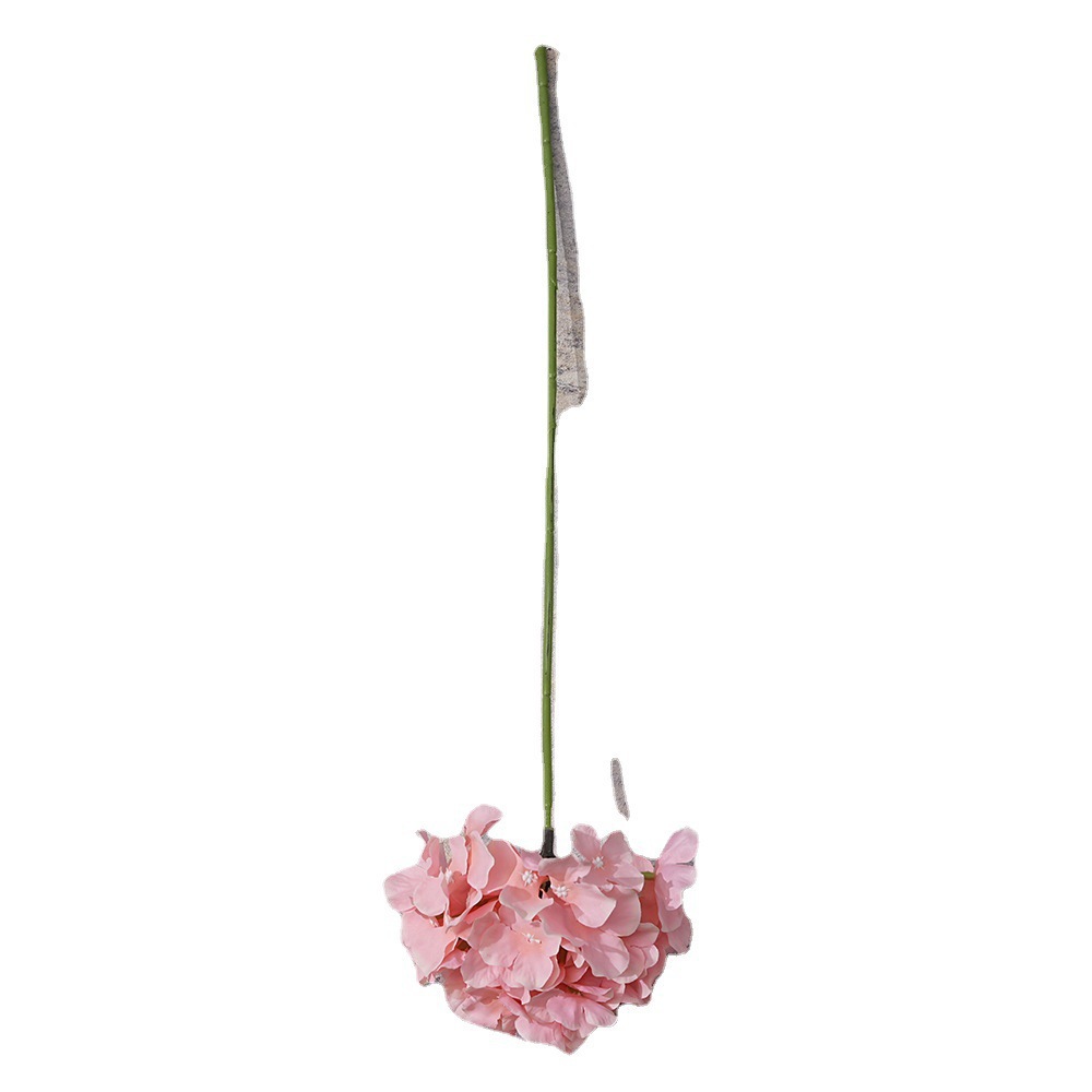 Simulated single hydrangea, 18 fake bouquets, artificial silk flowers, plastic flower arrangements, wedding decoration, living room decoration Item Picture
