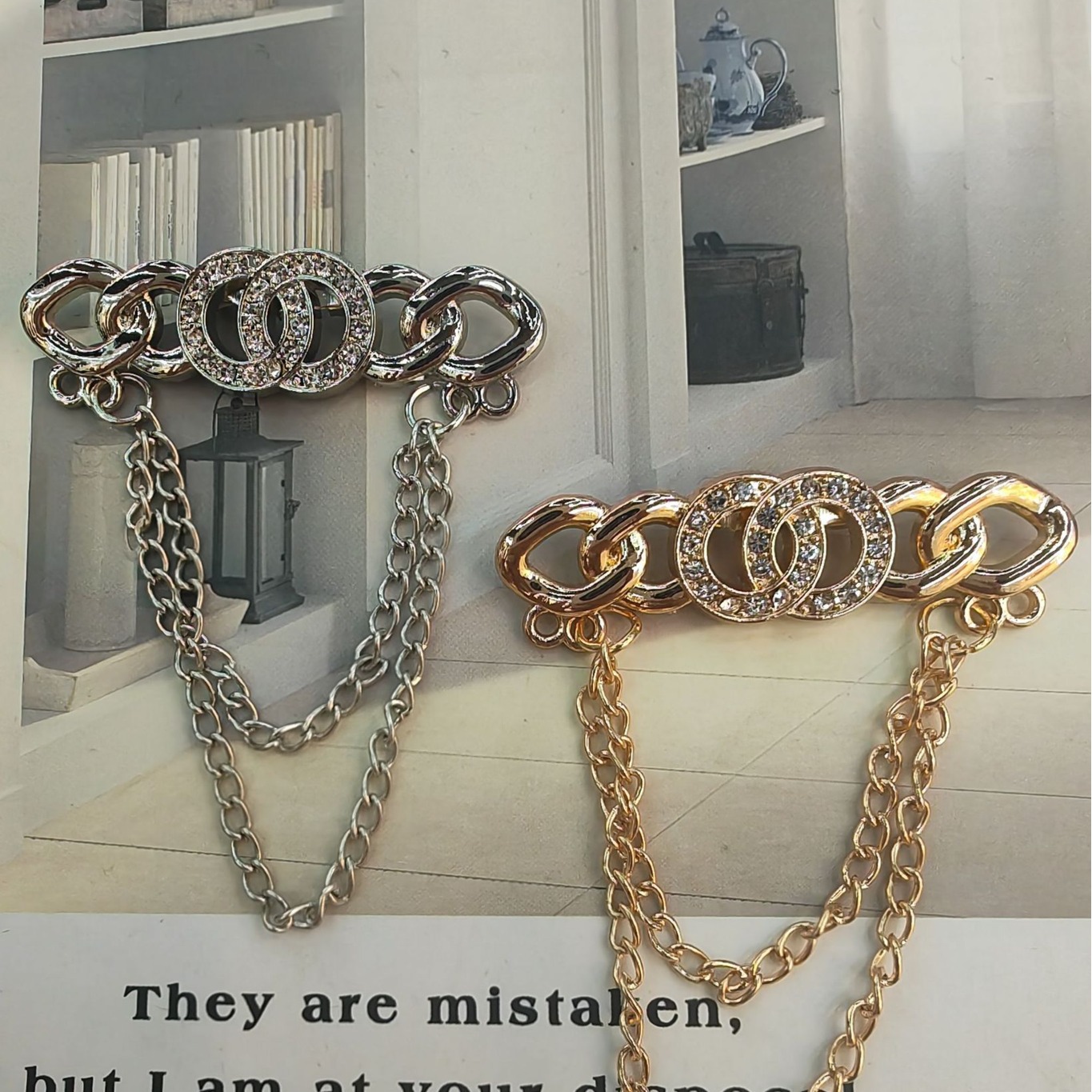 999纯银项链/翡翠观音/玉吊坠/八宝罗盘/吊坠产品图