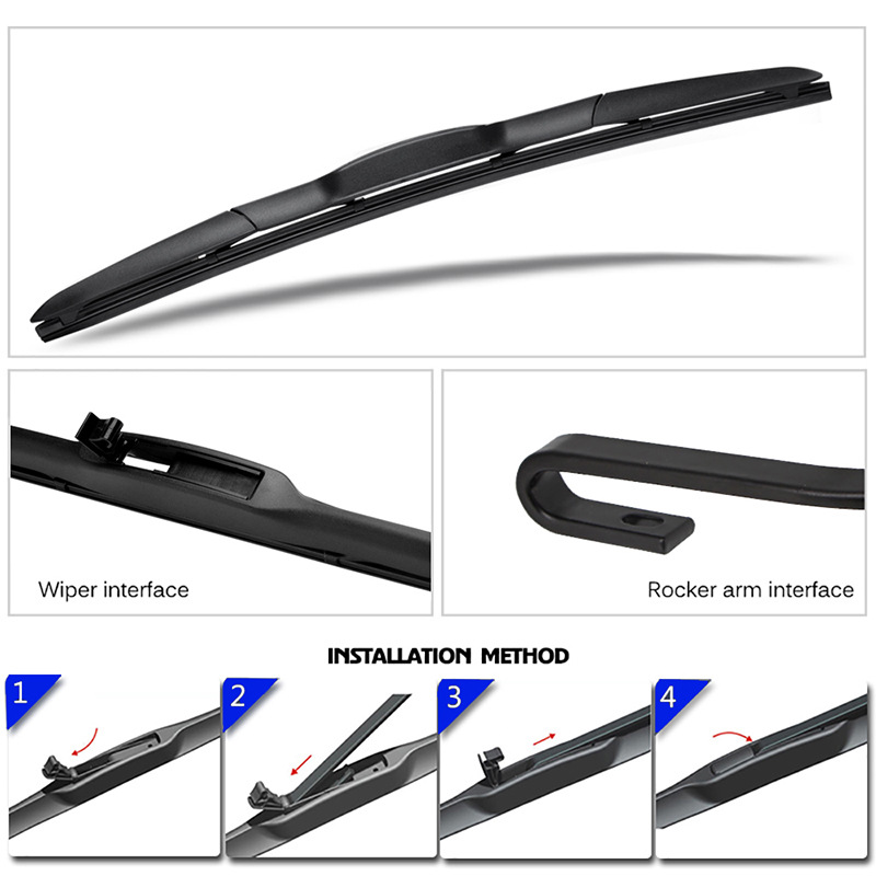 凯美瑞款款雨刷  三节通用雨刷片三段式雨刮器 凯美瑞款                                 白底实物图