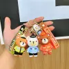 Wholesale of new cartoon police, traffic police, bear keychains, bear bags, schoolbags, pendants, car key chains and small gifts details Picture